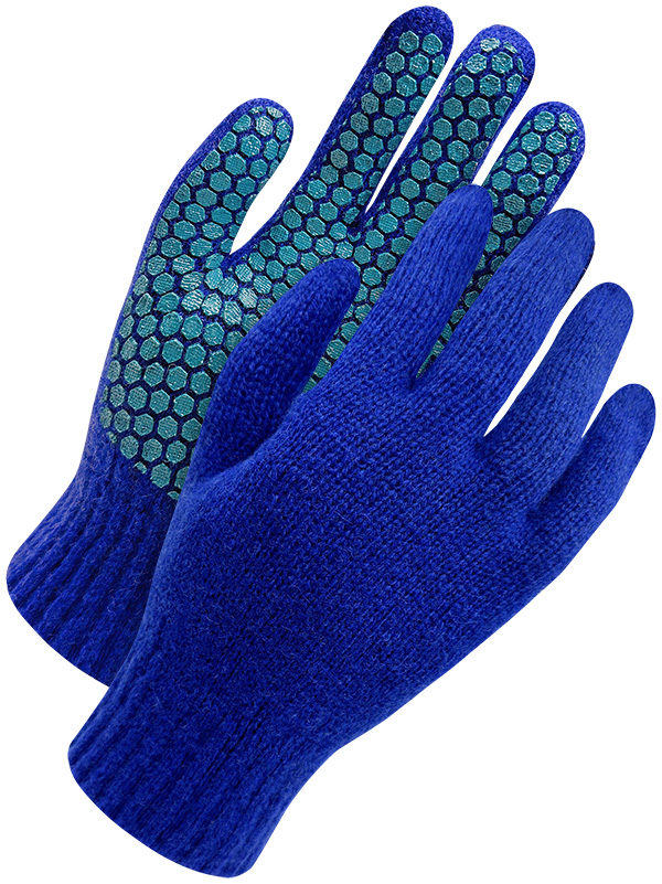 Wool Glove w/PVC Grip