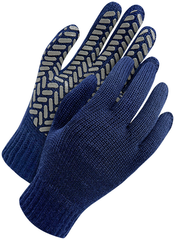 Wool Glove w/PVC Grip