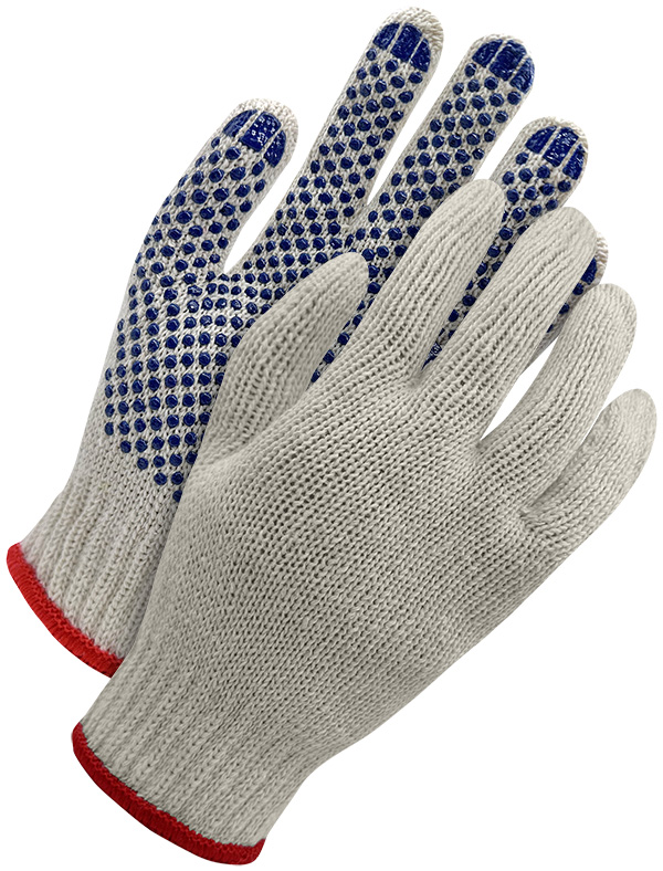 Poly-Cotton Glove w/PVC Dots