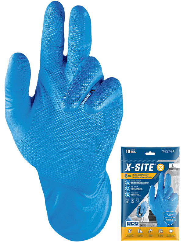 8 mil Nitrile Disposable Gloves